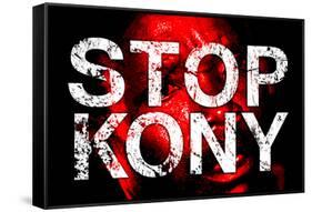 Stop Joseph Kony 2012 Face Political Poster-null-Framed Stretched Canvas