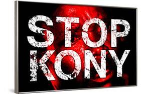 Stop Joseph Kony 2012 Face Political-null-Framed Art Print