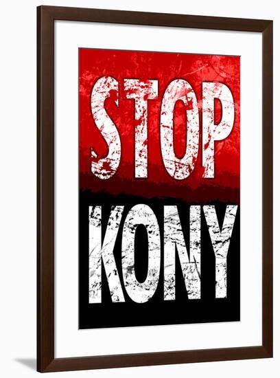 Stop Joseph Kony 2012 Political-null-Framed Art Print