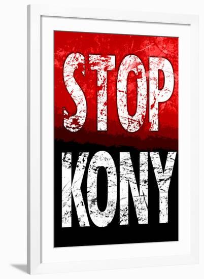 Stop Joseph Kony 2012 Political-null-Framed Art Print