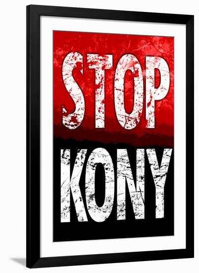 Stop Joseph Kony 2012 Political-null-Framed Art Print