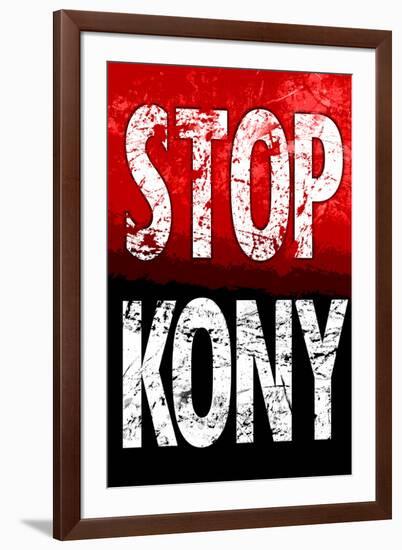 Stop Joseph Kony 2012 Political-null-Framed Art Print