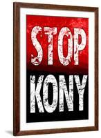 Stop Joseph Kony 2012 Political-null-Framed Art Print