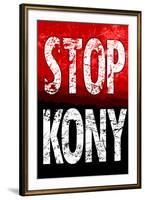 Stop Joseph Kony 2012 Political-null-Framed Art Print