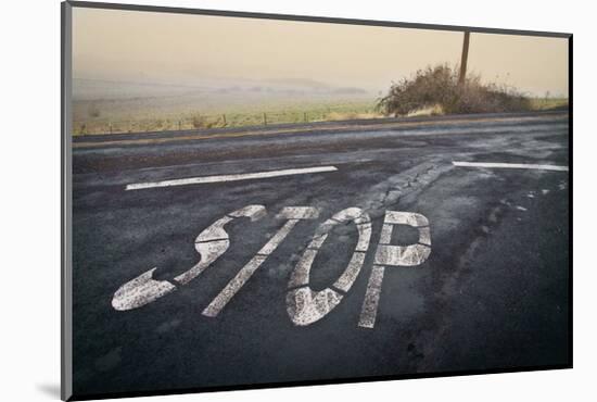 Stop Landscape-David Winston-Mounted Giclee Print