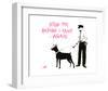 Stop me before I paint again-Banksy-Framed Art Print