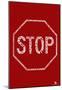 Stop Political Text Poster-null-Mounted Poster