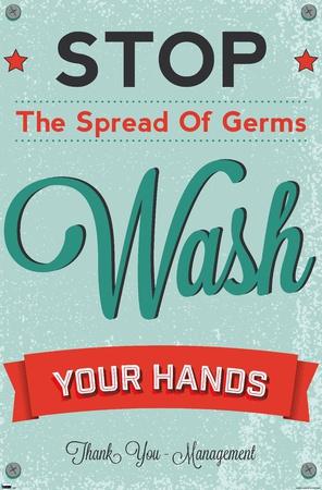 Stop The Spread of Germs - Wash Your Hands Premium Edition | AllPosters.com