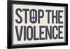 Stop the Violence-null-Framed Poster