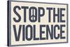 Stop the Violence-null-Stretched Canvas