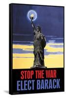 Stop the War, Elect Obama-null-Framed Stretched Canvas