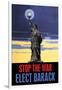 Stop the War, Elect Obama-null-Framed Art Print