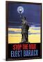 Stop the War, Elect Obama-null-Framed Art Print