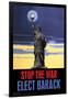 Stop the War, Elect Obama-null-Framed Art Print