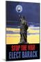 Stop the War, Elect Obama-null-Mounted Art Print