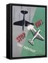 Stop This, Taxi Carefully Work Safety Poster-null-Framed Stretched Canvas