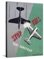 Stop This, Taxi Carefully Work Safety Poster-null-Stretched Canvas