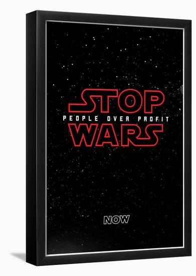 Stop Wars-null-Framed Poster