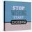 Stop Wishing Start Doing 1-Lorand Okos-Stretched Canvas