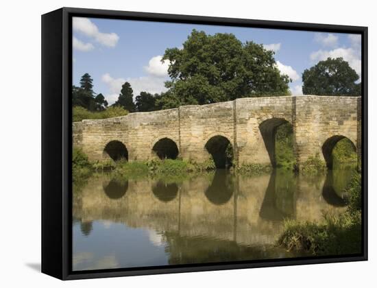 Stopham Bridge over River Arun, Near Pulborough, Sussex, England, United Kingdom, Europe-Richardson Rolf-Framed Stretched Canvas