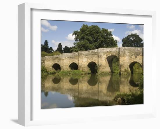 Stopham Bridge over River Arun, Near Pulborough, Sussex, England, United Kingdom, Europe-Richardson Rolf-Framed Photographic Print