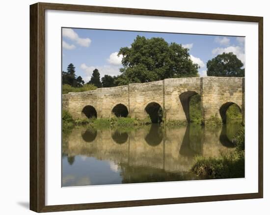 Stopham Bridge over River Arun, Near Pulborough, Sussex, England, United Kingdom, Europe-Richardson Rolf-Framed Photographic Print