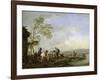 Stopping at the Inn, 1655-1658-Philips Wouwerman-Framed Giclee Print