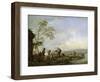 Stopping at the Inn, 1655-1658-Philips Wouwerman-Framed Giclee Print