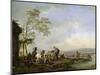 Stopping at the Inn, 1655-1658-Philips Wouwerman-Mounted Giclee Print