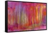 Stopping by Woods to Celebrate-Janet Bothne-Framed Stretched Canvas