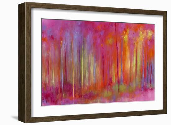 Stopping by Woods to Celebrate-Janet Bothne-Framed Art Print