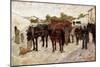 Stopping in Maremma or Scene of Country Life-Giovanni Fattori-Mounted Giclee Print