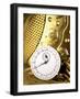 Stopwatch on Running Spikes-null-Framed Photographic Print