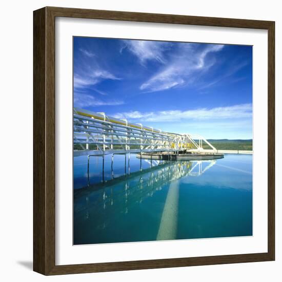 Storage Pool for Treating Waste Water-Kaj Svensson-Framed Premium Photographic Print