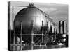 Storage Tanks at a Texaco Oil Refinery-Margaret Bourke-White-Stretched Canvas