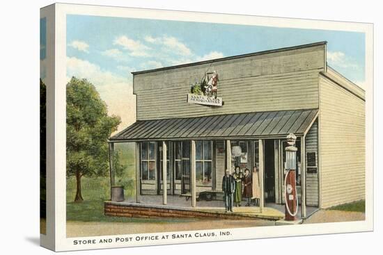 Store and Post Office, Santa Claus, Indiana-null-Stretched Canvas