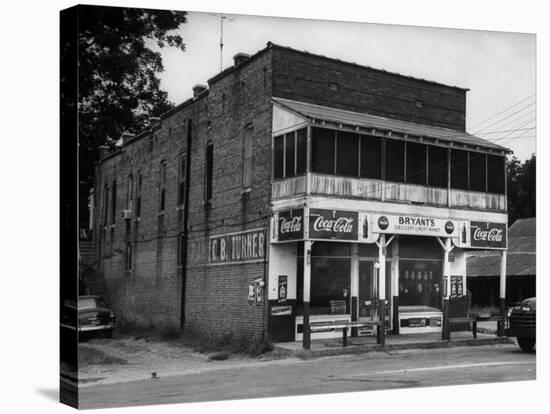 Store Belonging to Murder Defendant Roy Bryant-Ed Clark-Stretched Canvas