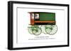 Store Delivery Wagon-null-Framed Art Print