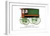 Store Delivery Wagon-null-Framed Art Print