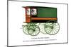 Store Delivery Wagon-null-Mounted Art Print