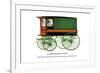 Store Delivery Wagon-null-Framed Art Print