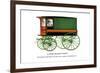 Store Delivery Wagon-null-Framed Art Print