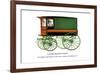 Store Delivery Wagon-null-Framed Art Print