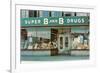 Store Front Drug Store-null-Framed Premium Giclee Print