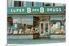 Store Front Drug Store-null-Mounted Art Print