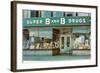 Store Front Drug Store-null-Framed Art Print