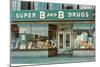 Store Front Drug Store-null-Mounted Art Print
