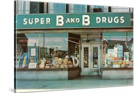 Store Front Drug Store-null-Stretched Canvas