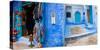 Store in a Street, Chefchaouen, Morocco-null-Stretched Canvas