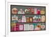 Store of Sweets and Chocolate-Milovelen-Framed Art Print